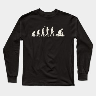 Evolution Archaeologist Archaeology Funny Ancient Digging Long Sleeve T-Shirt